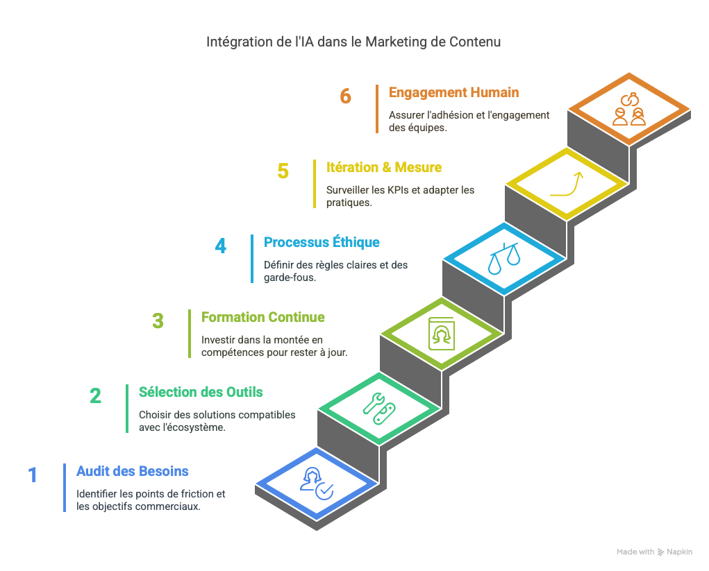 content marketing et intelligence artificielle, chiffres clés et tendances 2025
